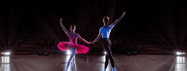 Male and Female Ballet Students enjoy access to our home theatre