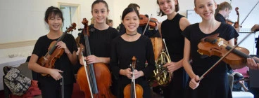 Young musicians from our senior orchestra