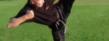 Grandmaster (Shihan) Martin Day 8th Dan Combat Self Defence Noosa In Kicking Action!