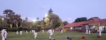 outdoor training - running jumping kicks