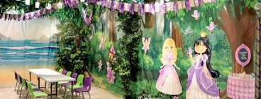 Princess parties in our forest room
