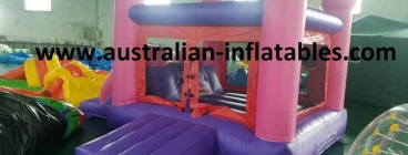 pink jumping castle combo