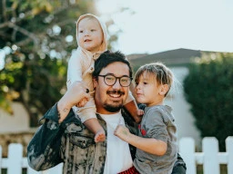Dad and Children