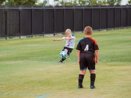 Playing Soccer