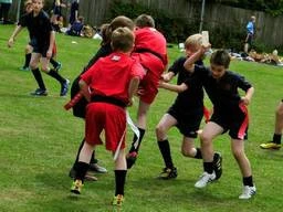 Junior Oztag Teams Playing
