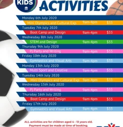 SCHOOL HOLIDAYS ACTIVITIES JULY 2020 Penrith Community School Holiday Activities