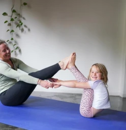 Parent and Child Yoga at Yogita Yoga Highgate Mclaren Vale Yoga
