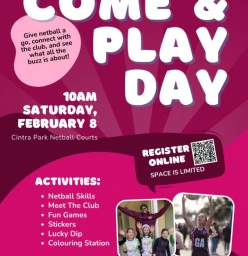 Come and Play Day Concord Netball Clubs