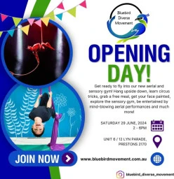 Opening Day! Prestons Circus Classes &amp; lessons