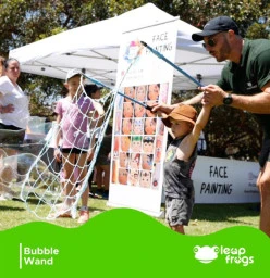 &quot;July Delight: Dive into Fun with a Free Giant Bubble Wand!&quot; Botany Pre School Sports