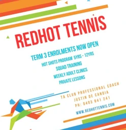 Term 3 Tennis Enrolments Now Open Mullumbimby Tennis Classes &amp; Lessons