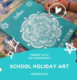 Kids/Tweens School Holiday Painting MORNINGTON Mornington Art Classes &amp; Lessons