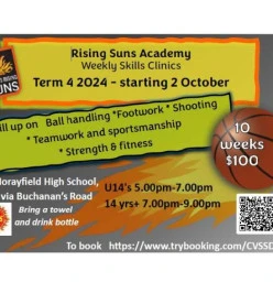 Rising Suns Academy Term 4 2024 REGISTER NOW Morayfield Basketball Classes &amp; Lessons