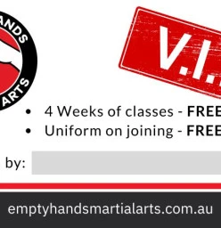 VIP Starter Pack Golden Grove Karate Classes &amp; Lessons