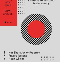 Red Hot Tennis Program 2025 Mullumbimby Tennis Classes &amp; Lessons