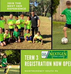 REGISTER NOW FOR TERM 3 2024 Montmorency Soccer Coaches &amp; Instructors