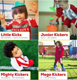 Little Kickers - Choose your venue, Weekday or Weekends Croydon Indoor Soccer Classes &amp; Lessons