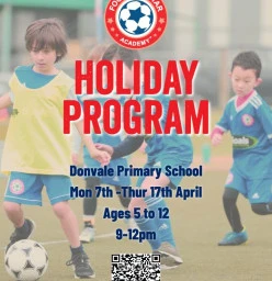 Holiday Program April Doncaster East Soccer Classes &amp; Lessons