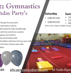 Gymnastics Birthday Parties Lilydale Gymnastics Centres