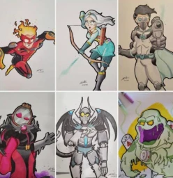 ANIME/SUPER HERO DRAWING SCHOOL HOLIDAYS Mornington Art Classes &amp; Lessons