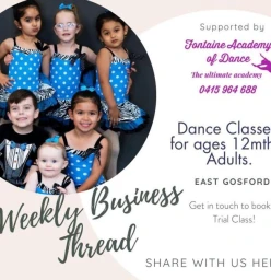 Free trial - for 12 months to 12 years East Gosford Pre School Dance