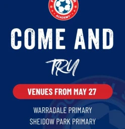 Come and try Seaview Downs Soccer Classes &amp; Lessons