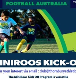 THORNBURY ATHLETIC MINIROOS soccer PROGRAM Reservoir Soccer Classes &amp; Lessons