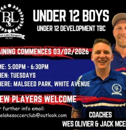 Under 12 Soccer for Boys 2026 Mount Gambier Soccer Clubs