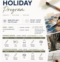 2026 Winter Holiday Art Program Hornsby Art Classes &amp; Lessons