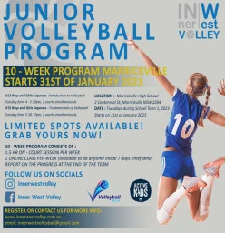 Junior volleyball program 2023