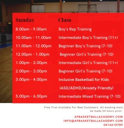 Training Schedule