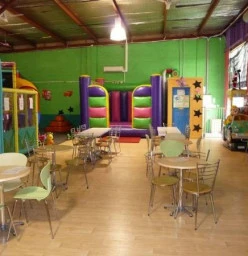 Cafe next to play area