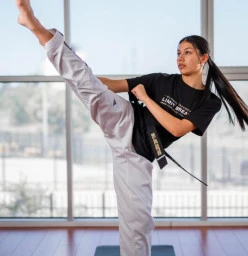 Perseverance is a fundamental value of taekwondo. It is gained only through the honing of both physical and mental strength.