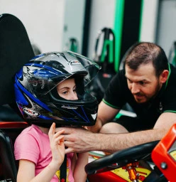 Our Mini Legends get all the help they need to race