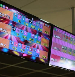 Modified scoring; 1 point per pin knocked down