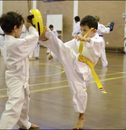 Focused handmitt work to develop accuracy & technique