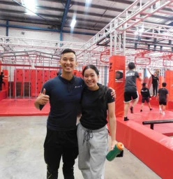 Our Ninja obstacle course is for the whole family!