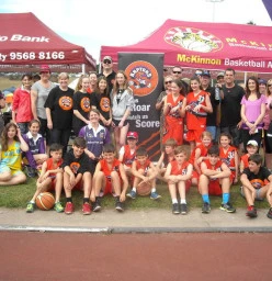 Raptors competing in the Cancer Council Relay for Life