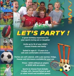 Dynamic Sports Parties at The Cricket Hub Kingston 1
