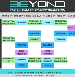 Beyond 2018 Timetable