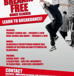 Breakdancing Flyer