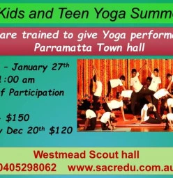 10 day Kids and Teen Yoga Summer camp 2017