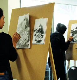 Painting and drawing class