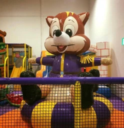 Inflatable Charlie in 1-5 year old playground