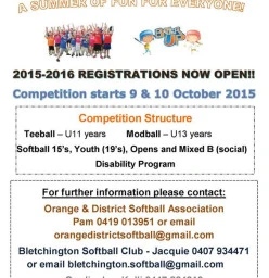 2015/2016 registrations now open