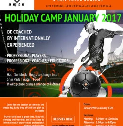 Soccer Holiday Camp January 2017
