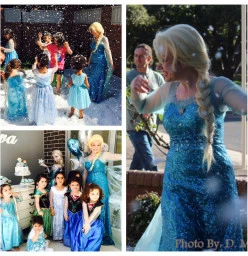 Kids Birthday Parties with the Snow Queen. She sings your favourite songs 100% live.
