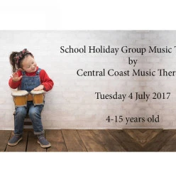 School Holiday Music Therapy Experience. 4 July 2017