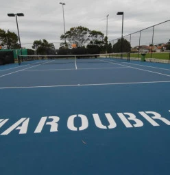 Our brand new hard court