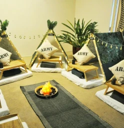 Camo Campout army theme